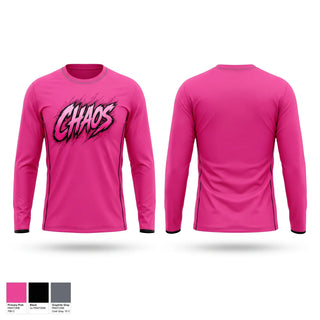Long Sleeve Performance Shirt, Chaos, Softball, Teamtime, Team time, sublimation, custom sports apparel, team uniforms, spirit wear, spiritwear, sports uniforms, custom shirts, team store, custom team store, fundraiser sports, apparel fundraiser