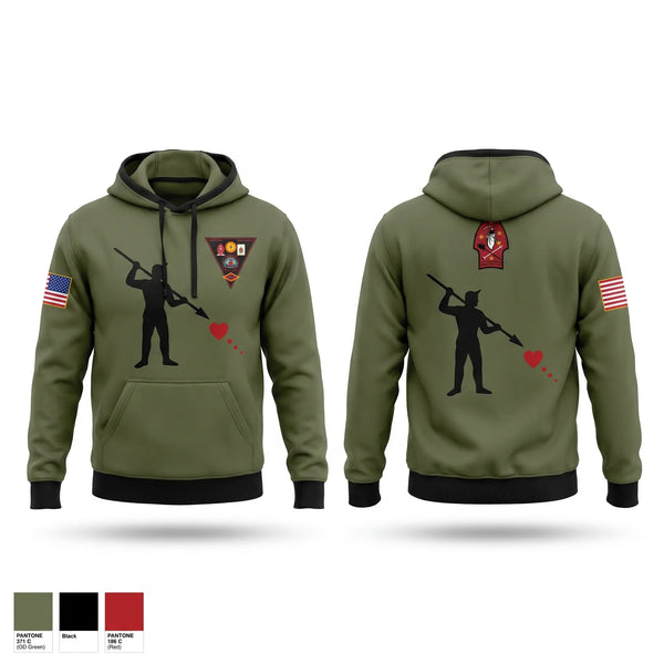 Hoodie, Bravo Battery 2D LAAD, Marines, Teamtime, Team time, sublimation, custom sports apparel, team uniforms, spirit wear, spiritwear, sports uniforms, custom shirts, team store, custom team store, fundraiser sports, apparel fundraiser