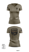 ROADKILL 33867303 Women's Short Sleeve V-neck Shirt - 102