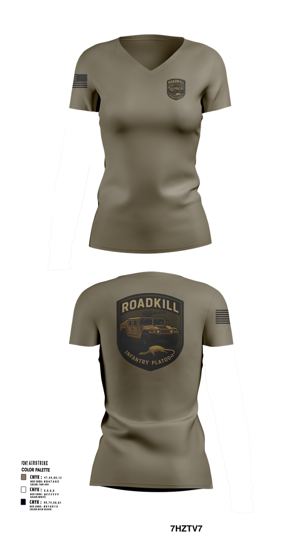 Womens Short Sleeve Vneck Shirt, ROADKILL, , Teamtime, Team time, sublimation, custom sports apparel, team uniforms, spirit wear, spiritwear, sports uniforms, custom shirts, team store, custom team store, fundraiser sports, apparel fundraiser