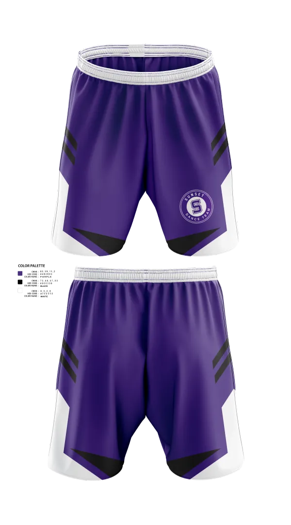 Athletic Shorts With Pockets, Sunset Dance Team, Spirit Store, Teamtime, Team time, sublimation, custom sports apparel, team uniforms, spirit wear, spiritwear, sports uniforms, custom shirts, team store, custom team store, fundraiser sports, apparel fundraiser