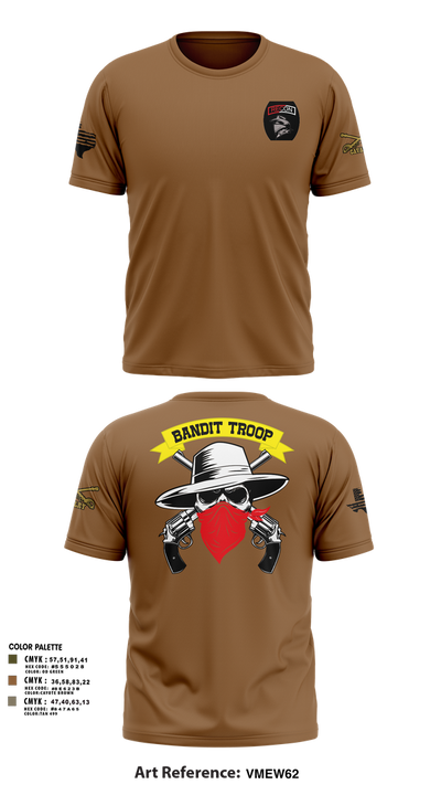 6-9 bandit troop 89460450 Short Sleeve Performance Shirt - 2