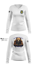 Troop A Crime Wreckers Women's Long Sleeve V-neck Shirt - 1