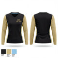 South Lady Bison 33548190 Women's Long Sleeve V-neck Shirt - 1