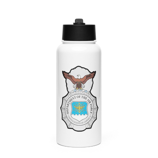 233 SFS 13548797 Stainless Steel Water Bottle with a Straw Lid