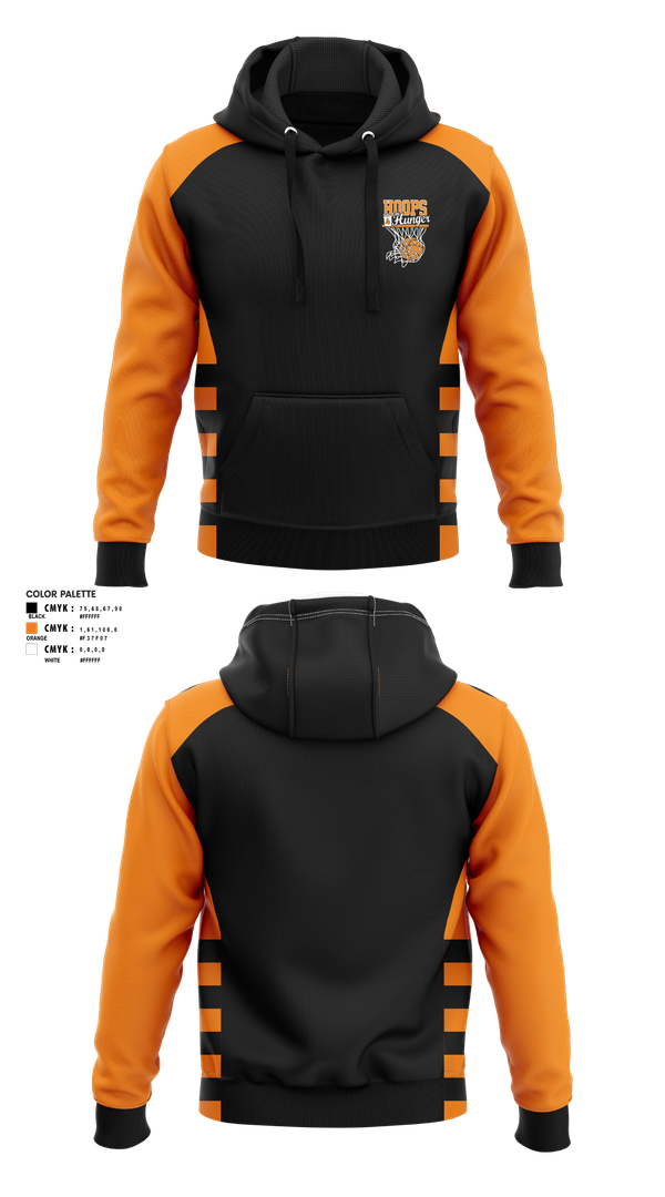 Hoodie, Hoops 4 Hunger, Men's Basketball, Teamtime, Team time, sublimation, custom sports apparel, team uniforms, spirit wear, spiritwear, sports uniforms, custom shirts, team store, custom team store, fundraiser sports, apparel fundraiser