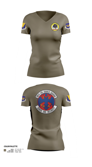Womens Short Sleeve Vneck Shirt, 786th CES, Air Force, Teamtime, Team time, sublimation, custom sports apparel, team uniforms, spirit wear, spiritwear, sports uniforms, custom shirts, team store, custom team store, fundraiser sports, apparel fundraiser