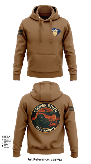 Hoodie, Cooper River Crab Bandits, , Teamtime, Team time, sublimation, custom sports apparel, team uniforms, spirit wear, spiritwear, sports uniforms, custom shirts, team store, custom team store, fundraiser sports, apparel fundraiser