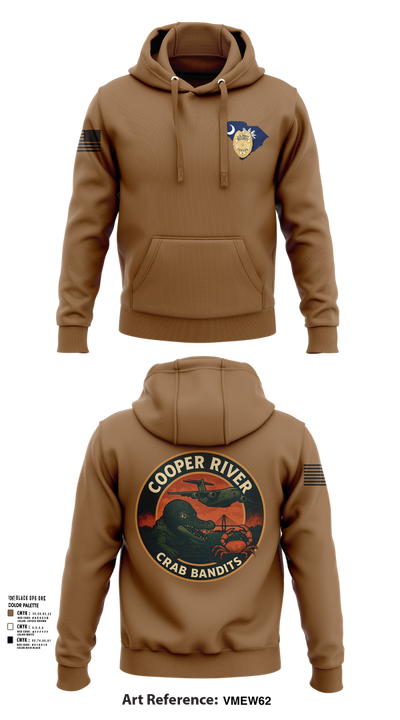 Cooper River Crab Bandits 83296088 Hoodie - 101