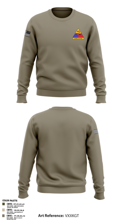 49th Armored 63475164 Crew Neck Sweatshirt - 3