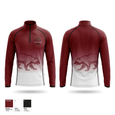 Leicester High School Basketball 1950445 Quarter Zip Jacket - 1