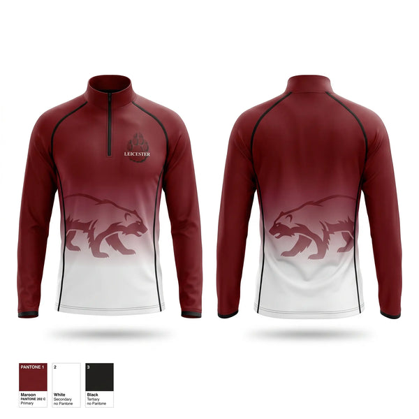 Quarter Zip Jacket, Leicester High School Basketball, Men's Basketball, Teamtime, Team time, sublimation, custom sports apparel, team uniforms, spirit wear, spiritwear, sports uniforms, custom shirts, team store, custom team store, fundraiser sports, apparel fundraiser