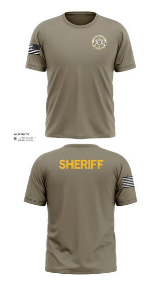 Old School Cotton Feel Shirt, Renville County Sheriff's Office, Police, Teamtime, Team time, sublimation, custom sports apparel, team uniforms, spirit wear, spiritwear, sports uniforms, custom shirts, team store, custom team store, fundraiser sports, apparel fundraiser