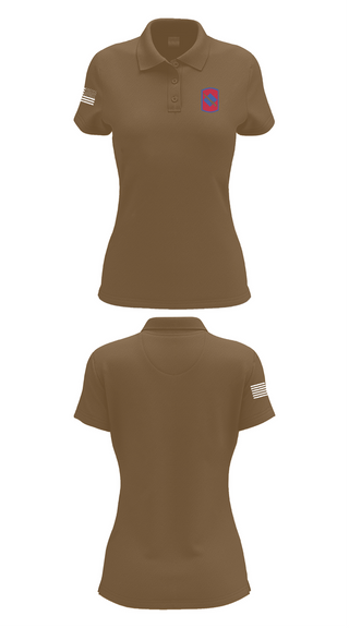 Womens Short Sleeve Performance Polo, 39th infantry, National Guard, Teamtime, Team time, sublimation, custom sports apparel, team uniforms, spirit wear, spiritwear, sports uniforms, custom shirts, team store, custom team store, fundraiser sports, apparel fundraiser