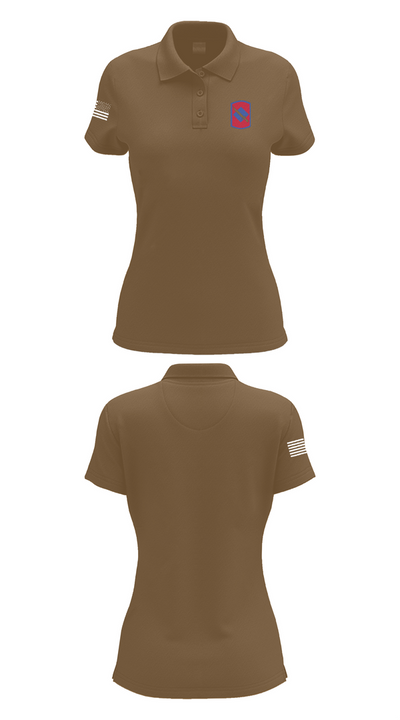 39th infantry 89191022 Women's Short Sleeve Performance Polo  - 14