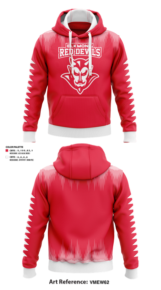Hoodie, Elkmont Red Devils, Men's Basketball, Teamtime, Team time, sublimation, custom sports apparel, team uniforms, spirit wear, spiritwear, sports uniforms, custom shirts, team store, custom team store, fundraiser sports, apparel fundraiser