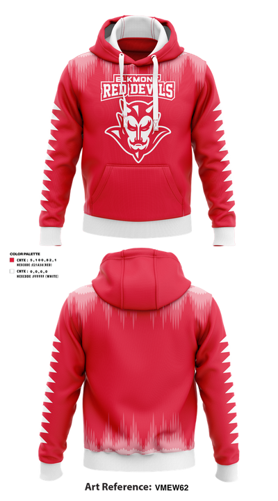 Elkmont Red Devils 92799847 Hoodie - 1