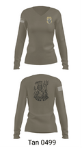 CRS 3458026 Women's Long Sleeve V-neck Shirt - 11