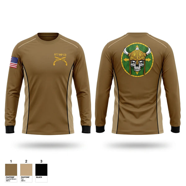 Long Sleeve Performance Shirt, 977 MP CO, Army, Teamtime, Team time, sublimation, custom sports apparel, team uniforms, spirit wear, spiritwear, sports uniforms, custom shirts, team store, custom team store, fundraiser sports, apparel fundraiser