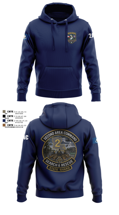 2nd area command 59908555 Hoodie - 24