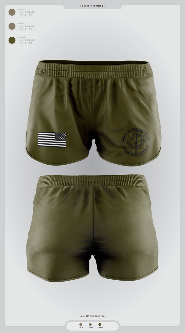 Ranger Panties, SOCCENT IWD, Army, Teamtime, Team time, sublimation, custom sports apparel, team uniforms, spirit wear, spiritwear, sports uniforms, custom shirts, team store, custom team store, fundraiser sports, apparel fundraiser