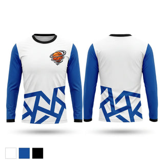 Long Sleeve Performance Shirt, Blender Ballers, Men's Basketball, Teamtime, Team time, sublimation, custom sports apparel, team uniforms, spirit wear, spiritwear, sports uniforms, custom shirts, team store, custom team store, fundraiser sports, apparel fundraiser