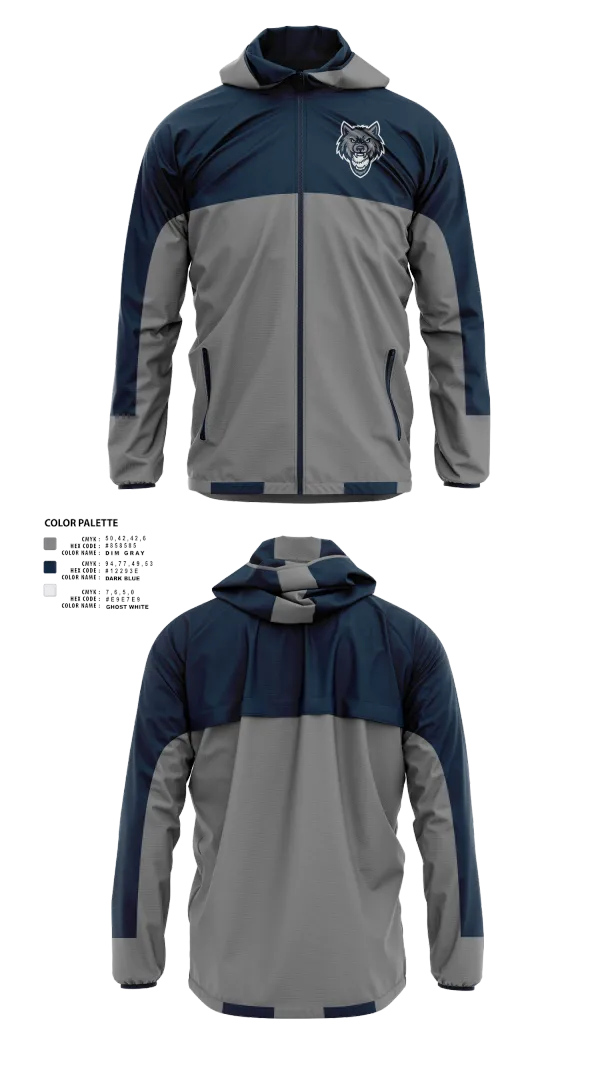 Windbreaker, Eagle River Wolves, Baseball, Teamtime, Team time, sublimation, custom sports apparel, team uniforms, spirit wear, spiritwear, sports uniforms, custom shirts, team store, custom team store, fundraiser sports, apparel fundraiser