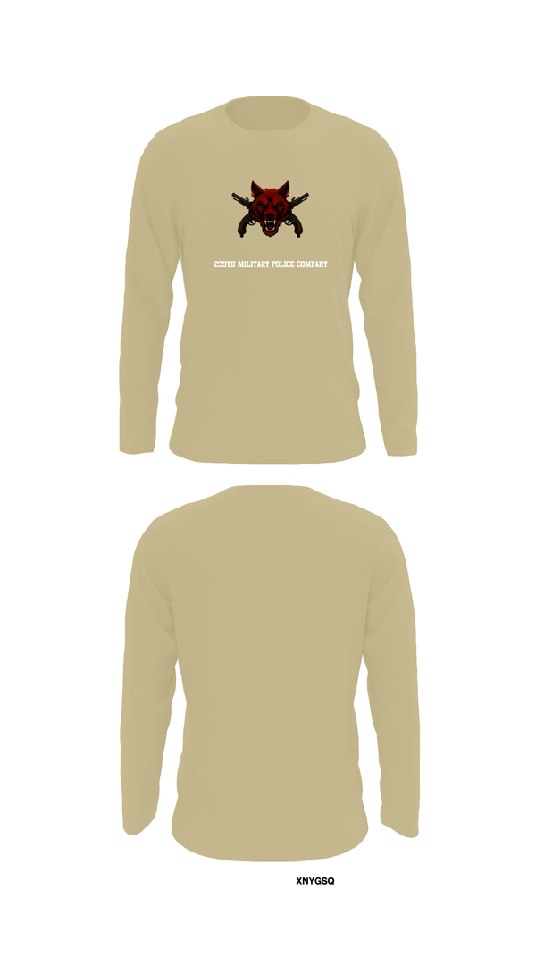 Long Sleeve Performance Shirt, 239th Military Police Company, , Teamtime, Team time, sublimation, custom sports apparel, team uniforms, spirit wear, spiritwear, sports uniforms, custom shirts, team store, custom team store, fundraiser sports, apparel fundraiser