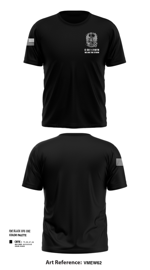 Short Sleeve Performance Shirt, C Co 1-210th Crusaders, Army, Teamtime, Team time, sublimation, custom sports apparel, team uniforms, spirit wear, spiritwear, sports uniforms, custom shirts, team store, custom team store, fundraiser sports, apparel fundraiser