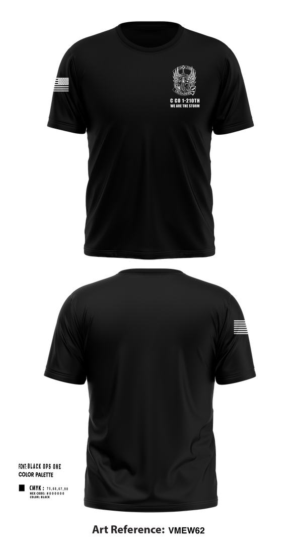 Short Sleeve Performance Shirt, C Co 1-210th Crusaders, Army, Teamtime, Team time, sublimation, custom sports apparel, team uniforms, spirit wear, spiritwear, sports uniforms, custom shirts, team store, custom team store, fundraiser sports, apparel fundraiser