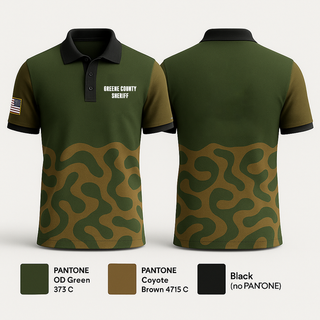Short Sleeve Performance Polo, Greene County Sheriff, Police, Teamtime, Team time, sublimation, custom sports apparel, team uniforms, spirit wear, spiritwear, sports uniforms, custom shirts, team store, custom team store, fundraiser sports, apparel fundraiser