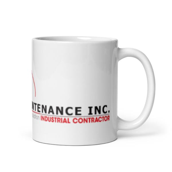 J &J GMI 6601306 White Glossy Mug - Medium