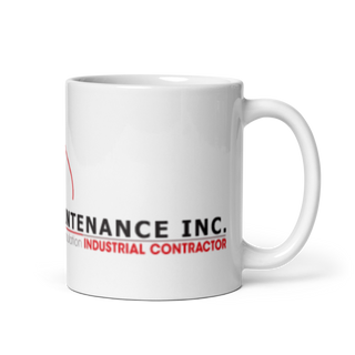 J &J GMI 6601306 White Glossy Mug - Large