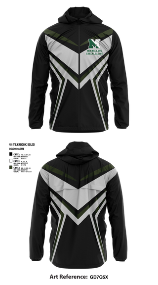 Windbreaker, Minnechaug Regional High School Cheer, Cheer, Teamtime, Team time, sublimation, custom sports apparel, team uniforms, spirit wear, spiritwear, sports uniforms, custom shirts, team store, custom team store, fundraiser sports, apparel fundraiser