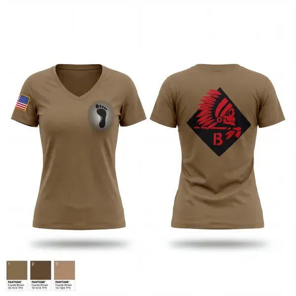 Womens Short Sleeve Vneck Shirt, Bco 2-501 PIR, Army, Teamtime, Team time, sublimation, custom sports apparel, team uniforms, spirit wear, spiritwear, sports uniforms, custom shirts, team store, custom team store, fundraiser sports, apparel fundraiser