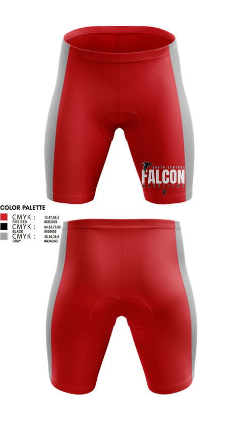 Mens Compression Shorts, Soutch Central High School Falcons, Wrestling, Teamtime, Team time, sublimation, custom sports apparel, team uniforms, spirit wear, spiritwear, sports uniforms, custom shirts, team store, custom team store, fundraiser sports, apparel fundraiser