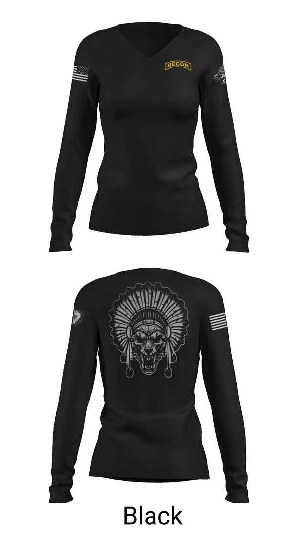 Womens Long Sleeve Vneck Shirt, Scout plt HHT 3/278 ACR, , Teamtime, Team time, sublimation, custom sports apparel, team uniforms, spirit wear, spiritwear, sports uniforms, custom shirts, team store, custom team store, fundraiser sports, apparel fundraiser