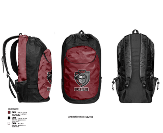 Gear Bag, Lansingburgh Knights, Wrestling, Teamtime, Team time, sublimation, custom sports apparel, team uniforms, spirit wear, spiritwear, sports uniforms, custom shirts, team store, custom team store, fundraiser sports, apparel fundraiser