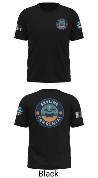 Old School Cotton Feel Shirt, Skyline Car Rental, Men's Basketball, Teamtime, Team time, sublimation, custom sports apparel, team uniforms, spirit wear, spiritwear, sports uniforms, custom shirts, team store, custom team store, fundraiser sports, apparel fundraiser