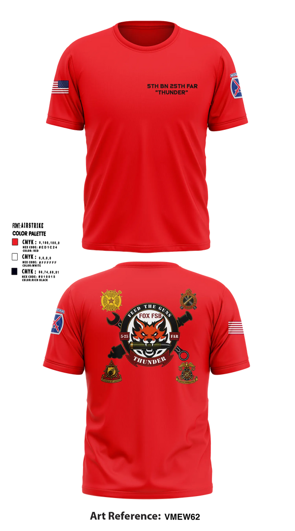 Old School Cotton Shirt, F FSB, 5-25 FAR, Army, Teamtime, Team time, sublimation, custom sports apparel, team uniforms, spirit wear, spiritwear, sports uniforms, custom shirts, team store, custom team store, fundraiser sports, apparel fundraiser