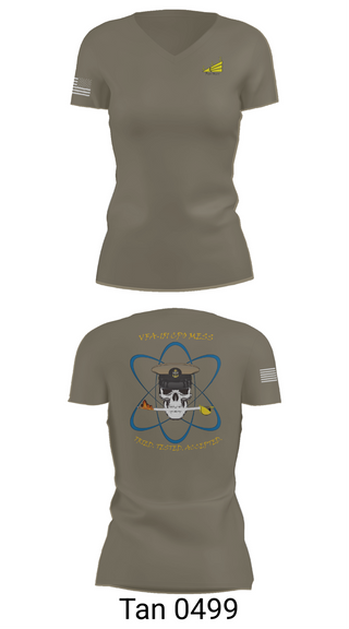 Womens Short Sleeve Vneck Shirt, VFA-151, , Teamtime, Team time, sublimation, custom sports apparel, team uniforms, spirit wear, spiritwear, sports uniforms, custom shirts, team store, custom team store, fundraiser sports, apparel fundraiser