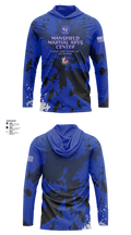 Mansfield Martial Arts Center Long Sleeve Performance Shirt with hood - 24
