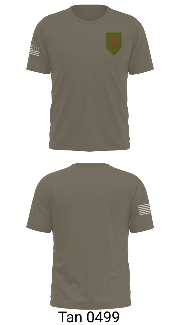 Old School Cotton Feel Shirt, 1st Infantry Division, Army, Teamtime, Team time, sublimation, custom sports apparel, team uniforms, spirit wear, spiritwear, sports uniforms, custom shirts, team store, custom team store, fundraiser sports, apparel fundraiser