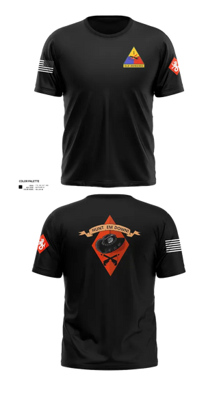 Old School Cotton Feel Shirt, Baker 4-60 ADAR, Army, Teamtime, Team time, sublimation, custom sports apparel, team uniforms, spirit wear, spiritwear, sports uniforms, custom shirts, team store, custom team store, fundraiser sports, apparel fundraiser