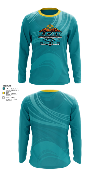 Long Sleeve Performance Shirt, Las Cruces Aquatic Team, Swimming, Teamtime, Team time, sublimation, custom sports apparel, team uniforms, spirit wear, spiritwear, sports uniforms, custom shirts, team store, custom team store, fundraiser sports, apparel fundraiser