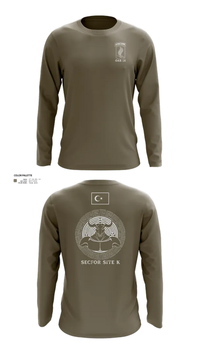 173RD ABN 21007449 Long Sleeve Performance Shirt 22