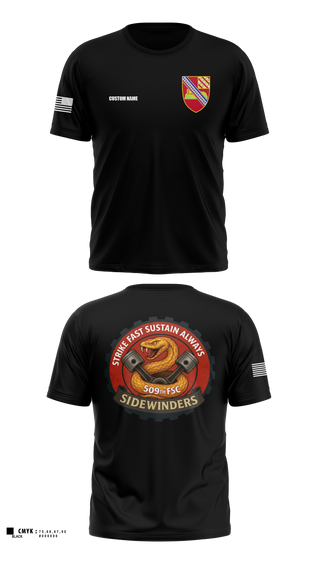 Old School Cotton Feel Shirt, 509th FSC, Army, Teamtime, Team time, sublimation, custom sports apparel, team uniforms, spirit wear, spiritwear, sports uniforms, custom shirts, team store, custom team store, fundraiser sports, apparel fundraiser