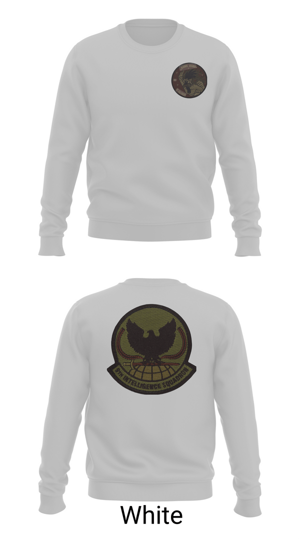 Crew Neck Sweatshirt, 9th Intelligence Squadron, Air Force, Teamtime, Team time, sublimation, custom sports apparel, team uniforms, spirit wear, spiritwear, sports uniforms, custom shirts, team store, custom team store, fundraiser sports, apparel fundraiser