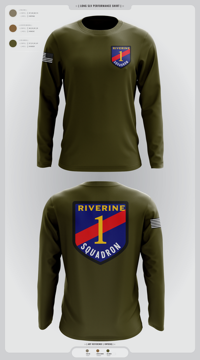 Riverine Squadron One 81663688 Long Sleeve Performance Shirt 3