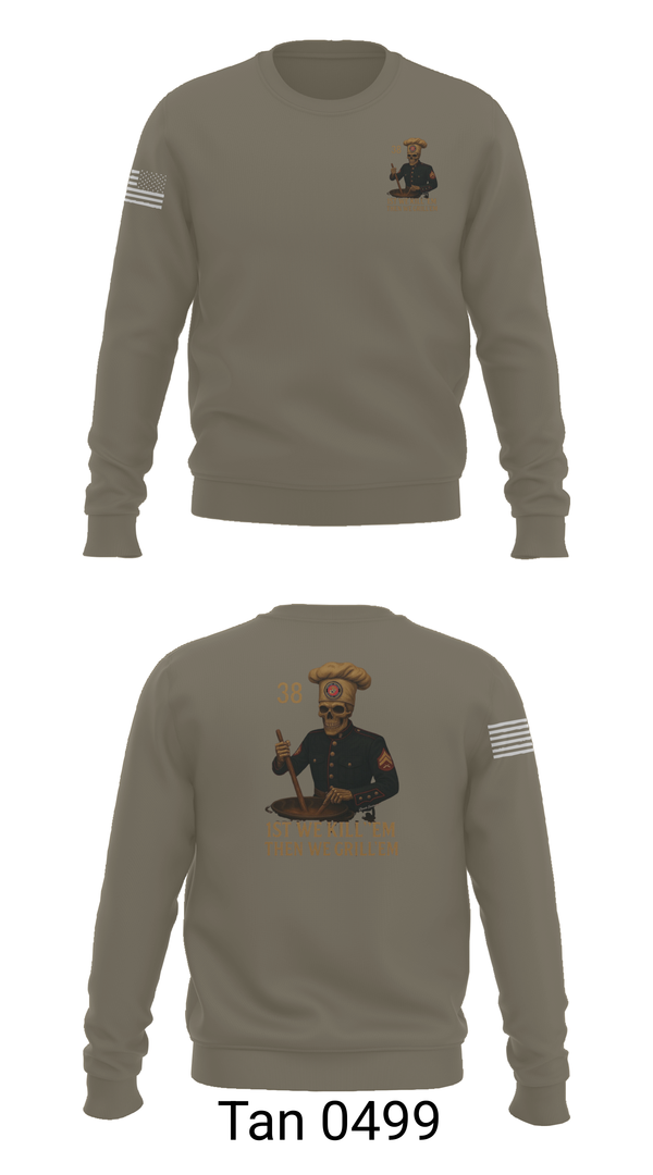 Crew Neck Sweatshirt, 1/1, Marines, Teamtime, Team time, sublimation, custom sports apparel, team uniforms, spirit wear, spiritwear, sports uniforms, custom shirts, team store, custom team store, fundraiser sports, apparel fundraiser